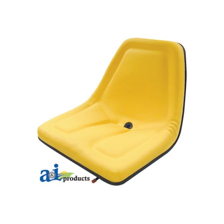 A & I Products Seat, Michigan Style, w/ Slide Track, YLW 25" x18.5" x11.25" A-TMS444YL